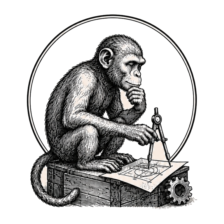 The Educated Monkey logo